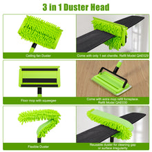 Load image into Gallery viewer, Ceiling Fan Cleaner Duster with 75'' Extension Pole, Flexible Fan Duster for Ceiling Fan Blades, Reusable Cleaning Tool for High Ceiling Fan, Skinny Duster for Tight Spaces
